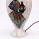 Sesto di Fiamma porcelain table lamp, Italy 1950s