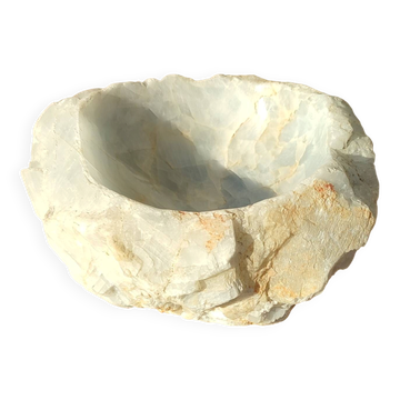Coupelle vide-poche et rechargement en Célestite brute naturelle 11 cm