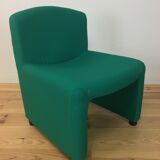 80's pop-style Arfa side chair, green