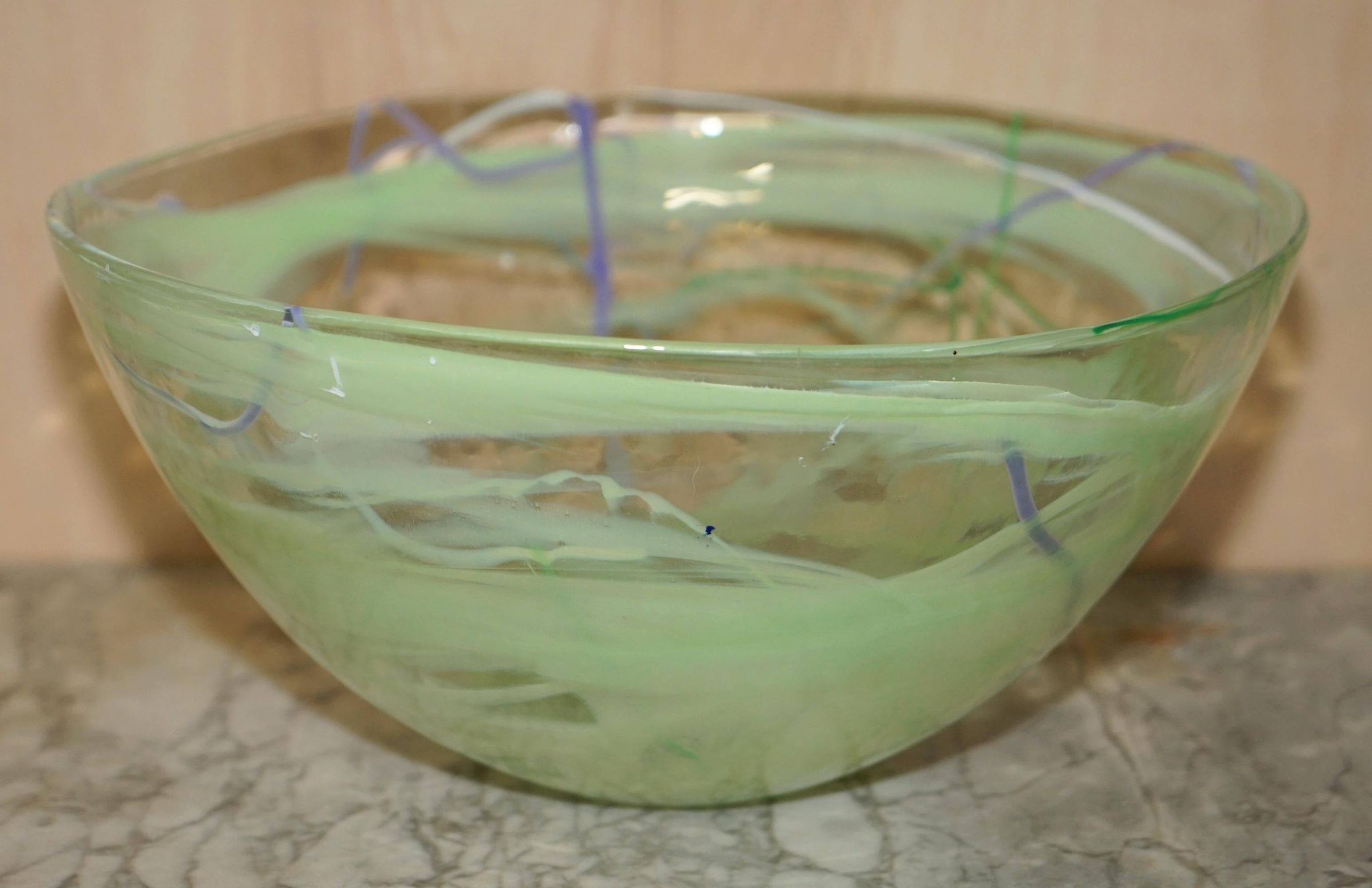 Kosta Boda decorative bowl in glass by Anna Ehrner