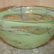 Kosta Boda decorative bowl in glass by Anna Ehrner