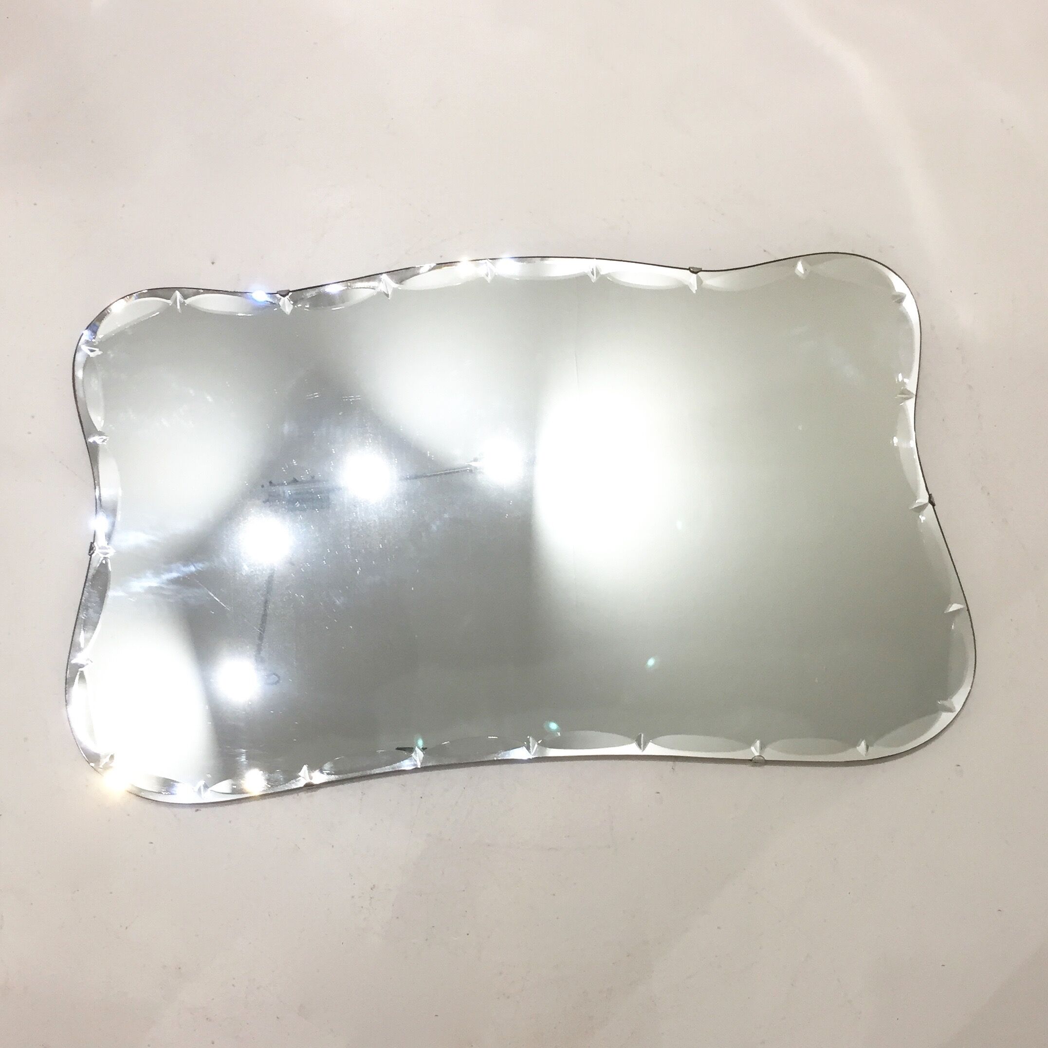Art deco beveled mirror
