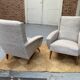 Paire de fauteuils vintage