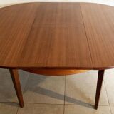 Vintage Scandinavian extendable teak table