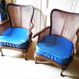 Paire de fauteuils anglais style Chippendale