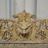 Canapé ancien en chêne xixe siècle