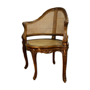 Fauteuil de bureau canné