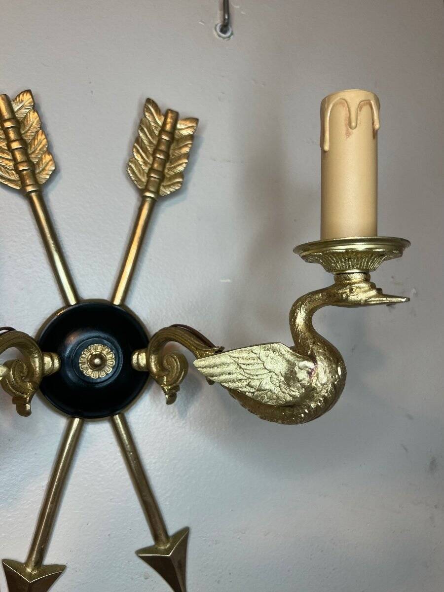 Pair of Empire style wall sconces