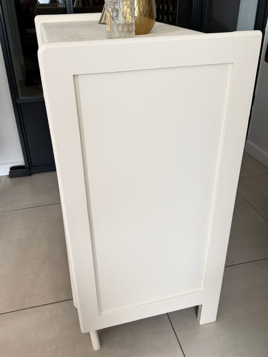 Vintage compass leg chest of drawers