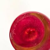 Modern Scandinavian glass vase Orrefors "Haze" Erika Lagerbielke, Sweden