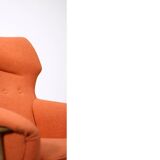 Vintage Mid-Century Elm Wing Master Chair by Thorbjörn Afdal for Bruksbo