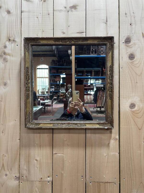 Miroir carré époque restauration