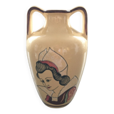 Vase signed Keraluc Quimper