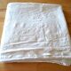 Antique sheets embroidered with flowers and decorated with crochet lace 230 * 320