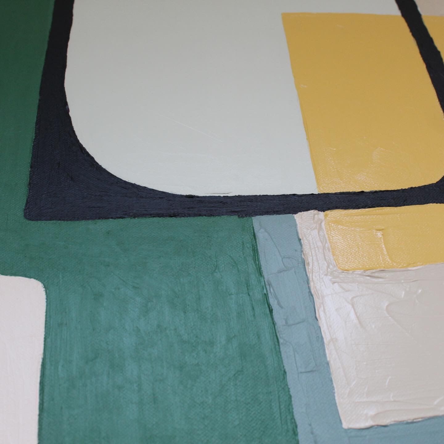 Acrylic green paint on chassis