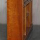 Vintage yew wood library/buffet with three drawers.