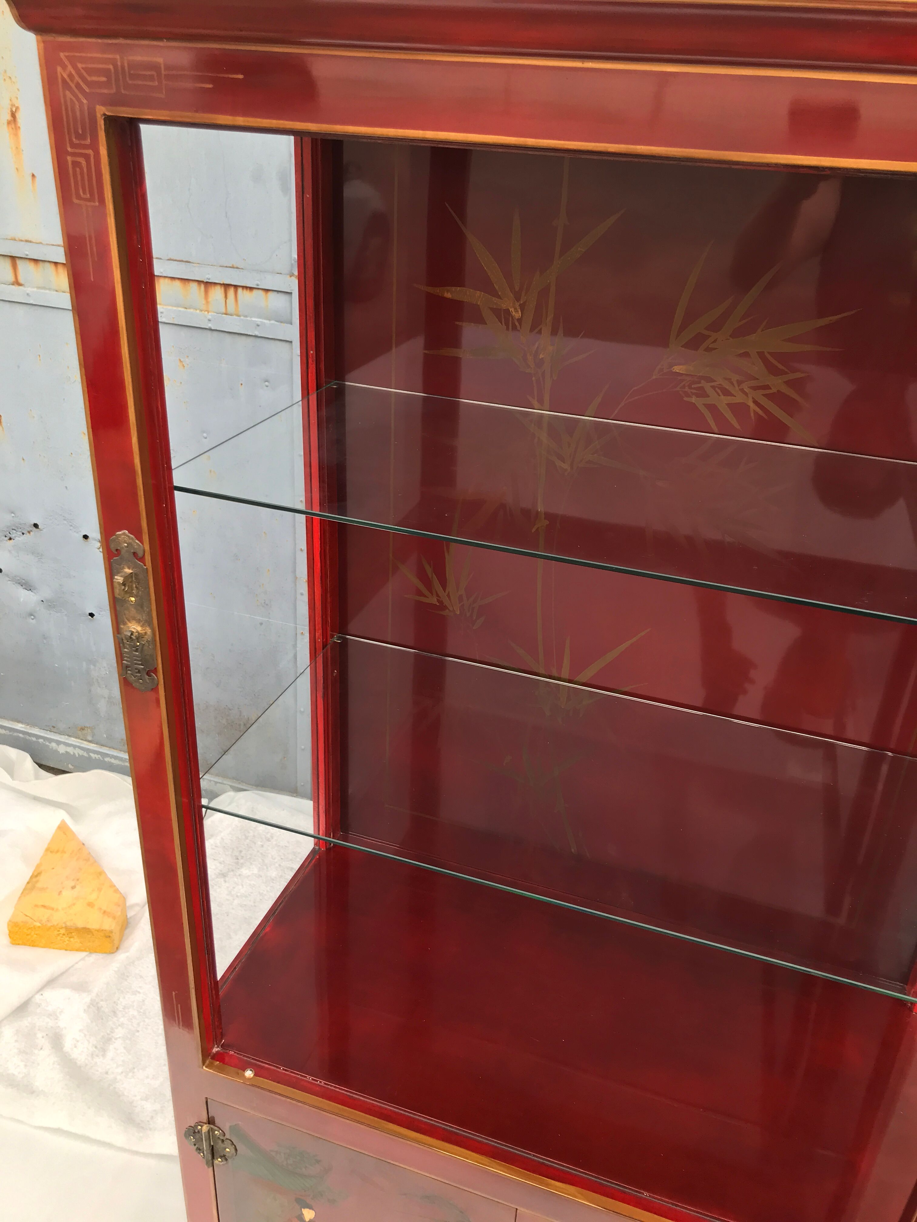 Vintage Chinese showcase