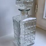 Carafe à whisky en verre années 70