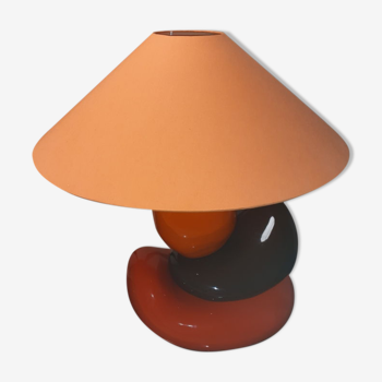 Lampe galet Francois chatain