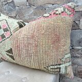 Magnifique coussin Kilim berbère vintage du Maroc