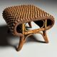 Rattan armchair 1950s vintage
