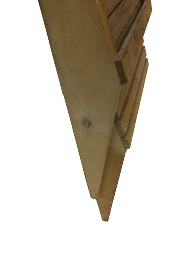 Foldable wooden garden chair from the 70s, Netherlands
