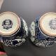 Pair potiches delfts by boch
