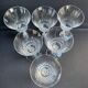 6 Saint Louis wine glasses cut Lozère service stamped