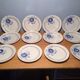 Suite of 12 plates dessert St Amand