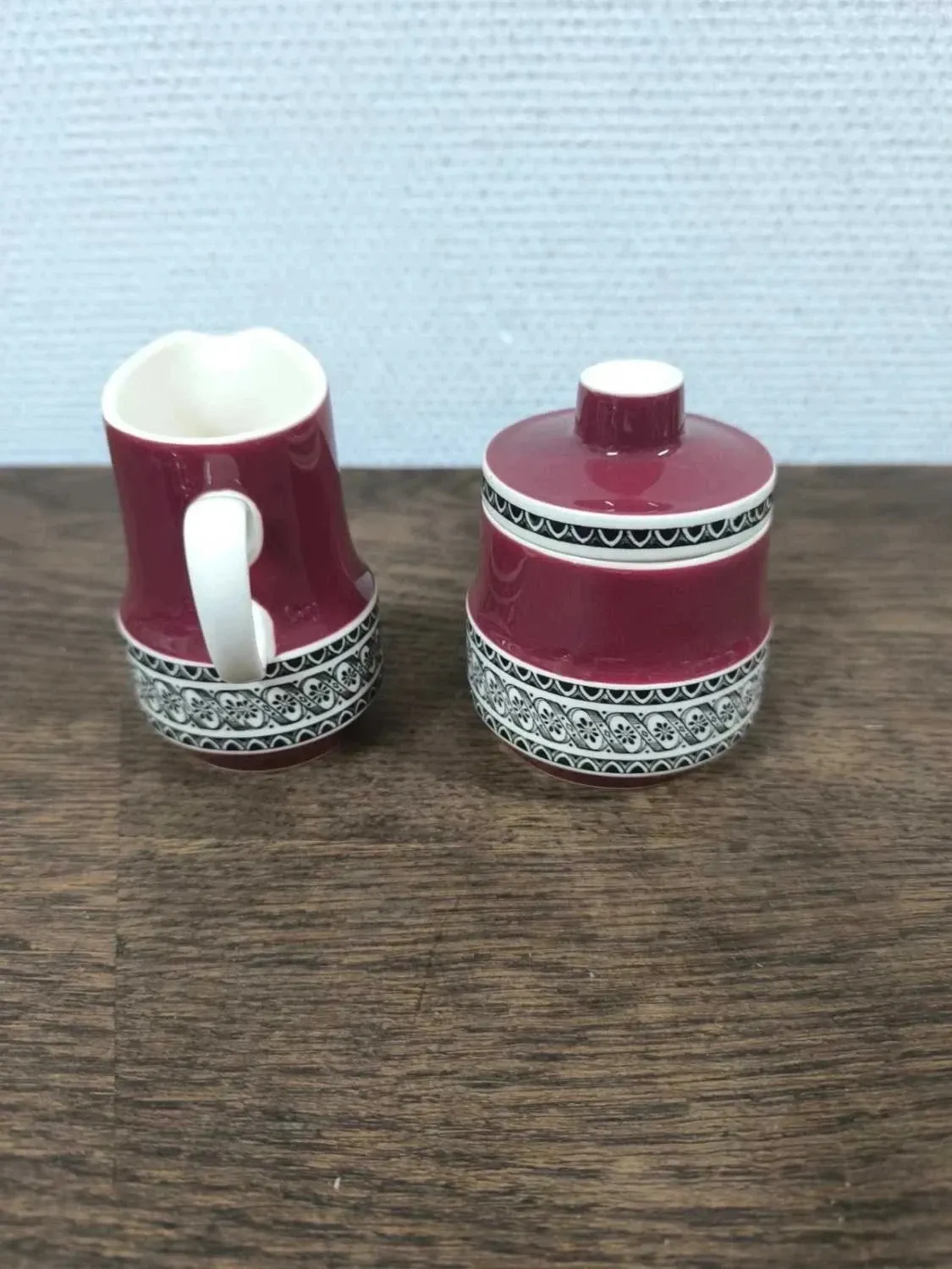 Pot à lait et sucrier Villeroy & Boch Rubin