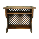 Meuble d'appoint en sapin campagnard ancien