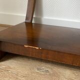 Vintage table in varnished wood