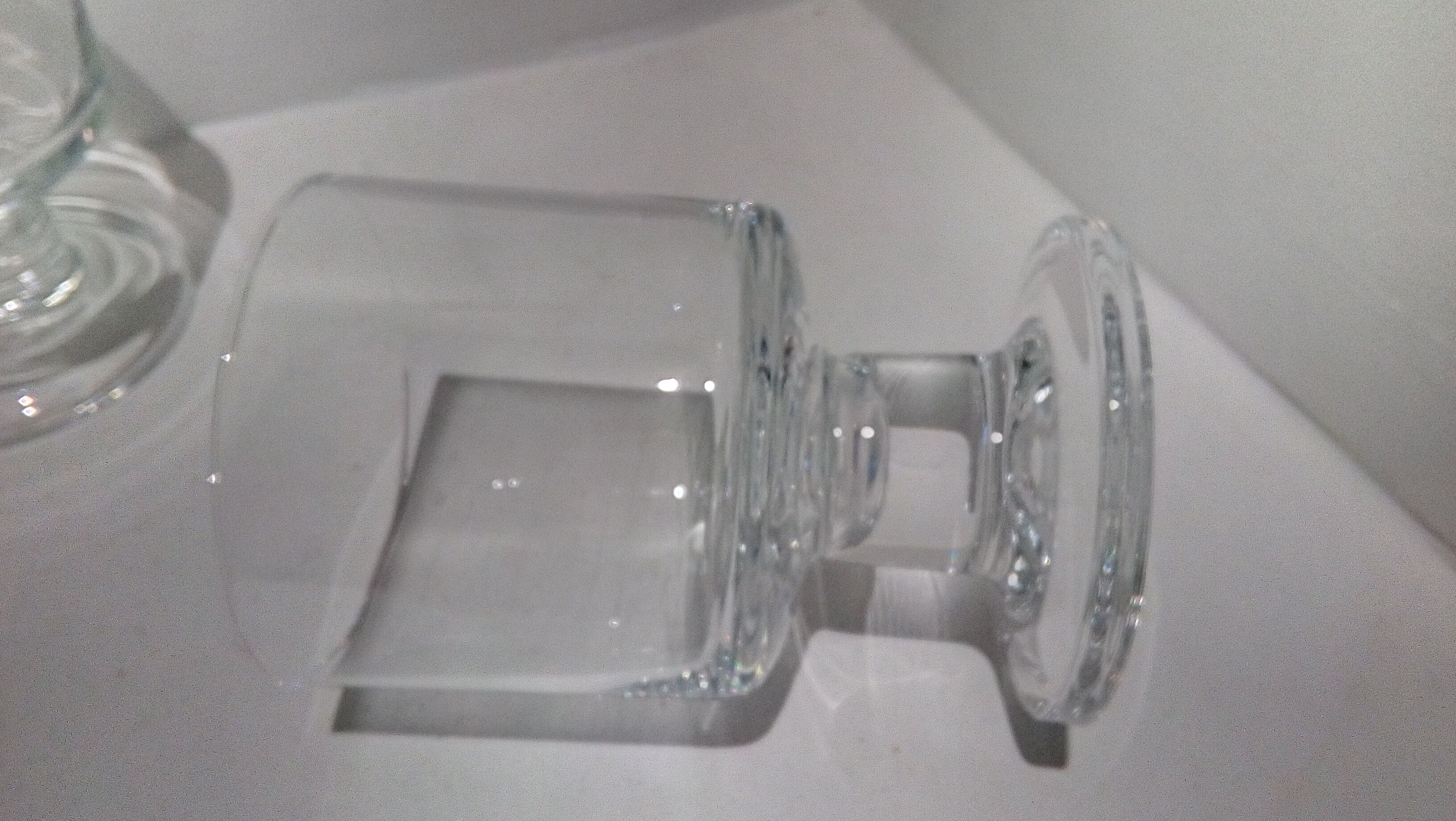 Set of 8 vintage crystal glasses