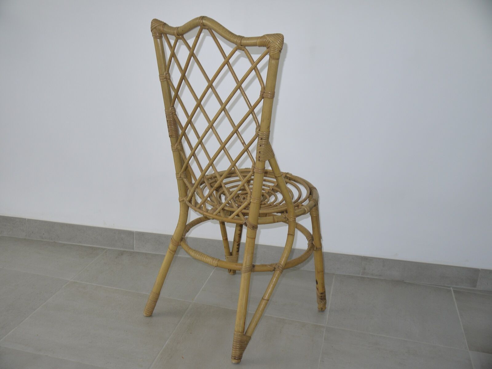 Vintage bamboo chairs