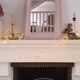 Powder pink Louis Philippe mirror