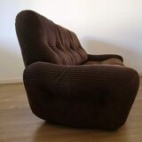 Sofa bed 70s in corduroy