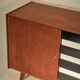 U 458 black and white sideboard by Jiri Jiroutek for Interier Praha, 1960