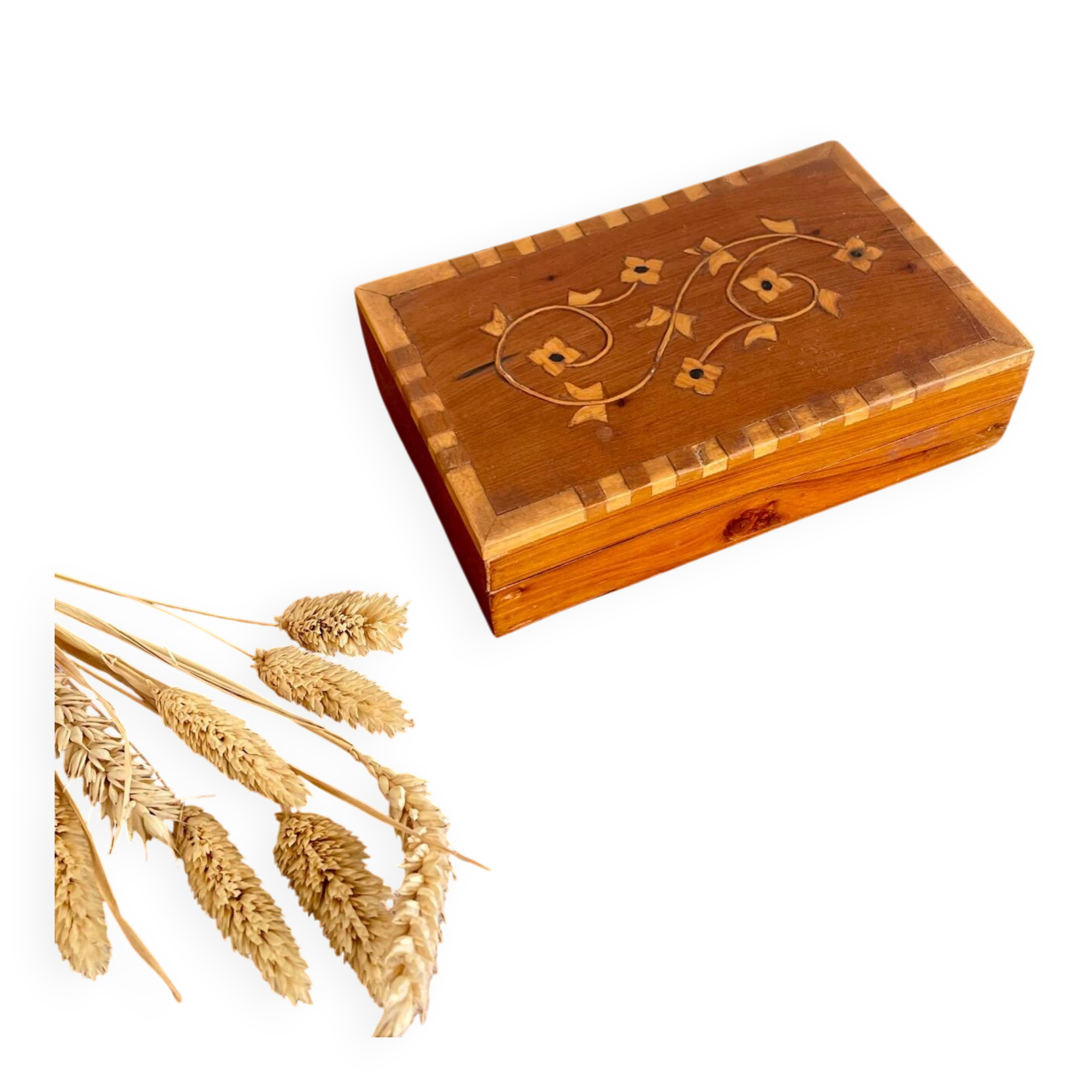 Wooden jewellery box