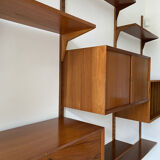 Set "Royal System" 4 teak columns by Poul Cadovius 1970