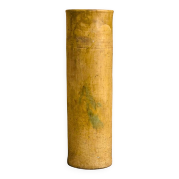 Large ancient yellow glazed jar from South West France.
