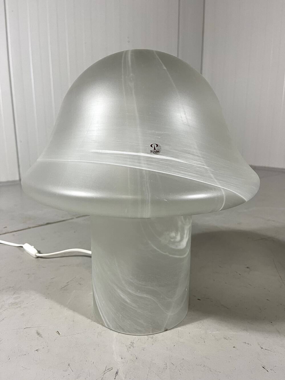 Peill & Putzler glass mushroom table lamps 1970’s