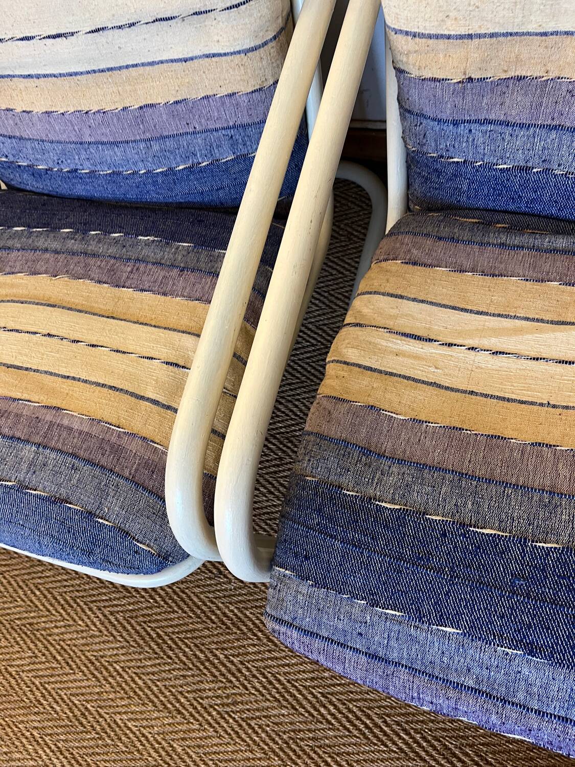 Pair of vintage 70s armchairs by Marc Berthier for Prisunic