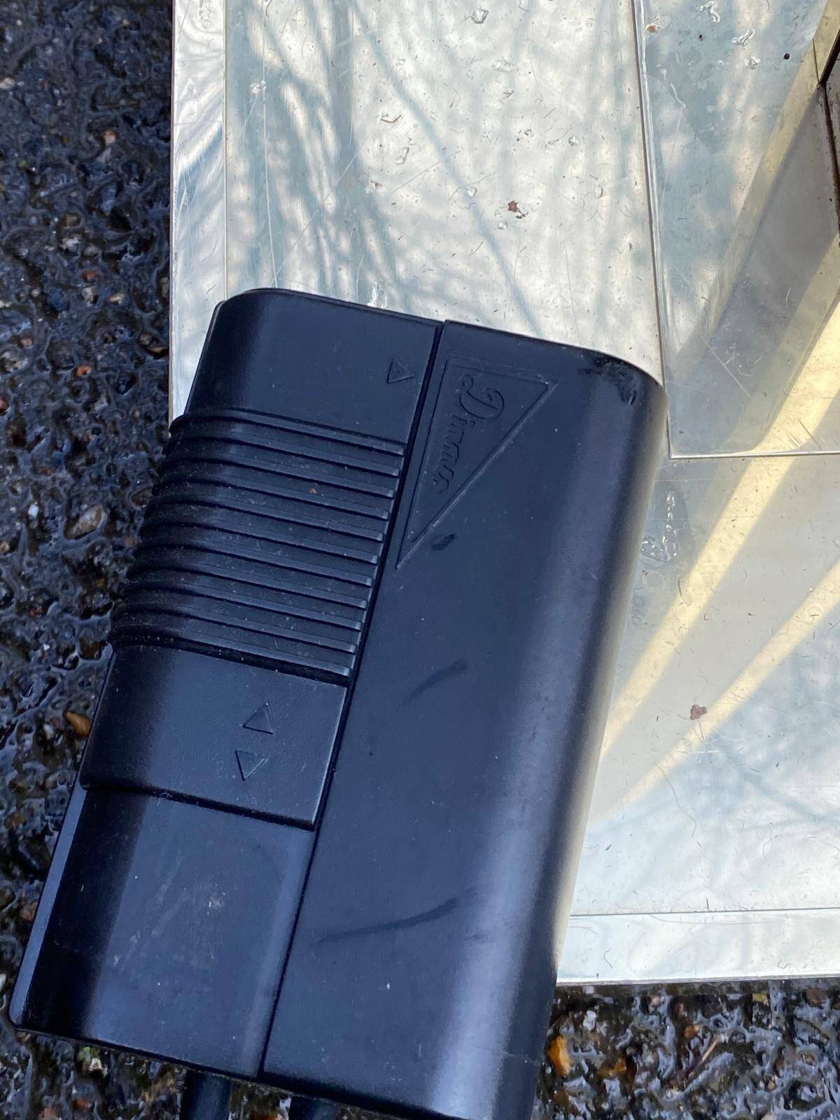 Square Art Deco vintage halogen floor lamp in gilded brass