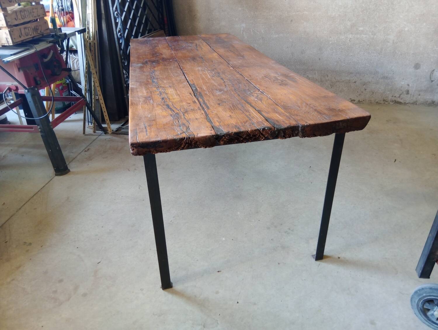 Workshop table, workbench table, industrial table