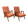 Pair Scandinavian armchairs
