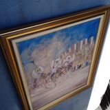 Roger Vivés painting fantasia oil on canvas