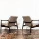 Paire de fauteuils GFM-64 par Edmund Homa Années 1960