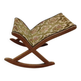 Antique rocking footrest