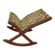Antique rocking footrest