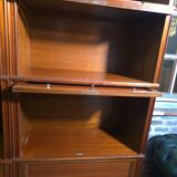 Modular vintage MD bookshelf in mahogany